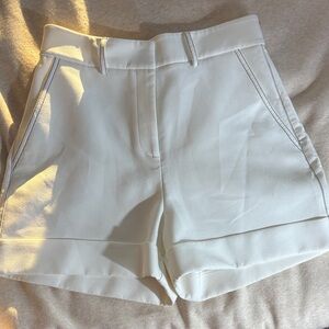 Women's White Shorts